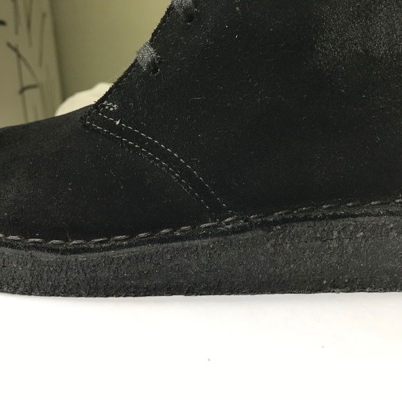 Clarks Desert Coal Black Suede, mens, 13 main image 7